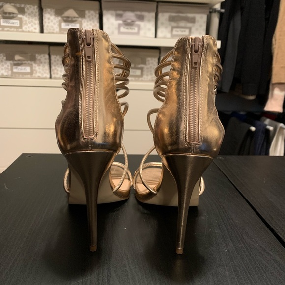 Steve Madden rose gold stiletto sandals - Picture 2 of 2